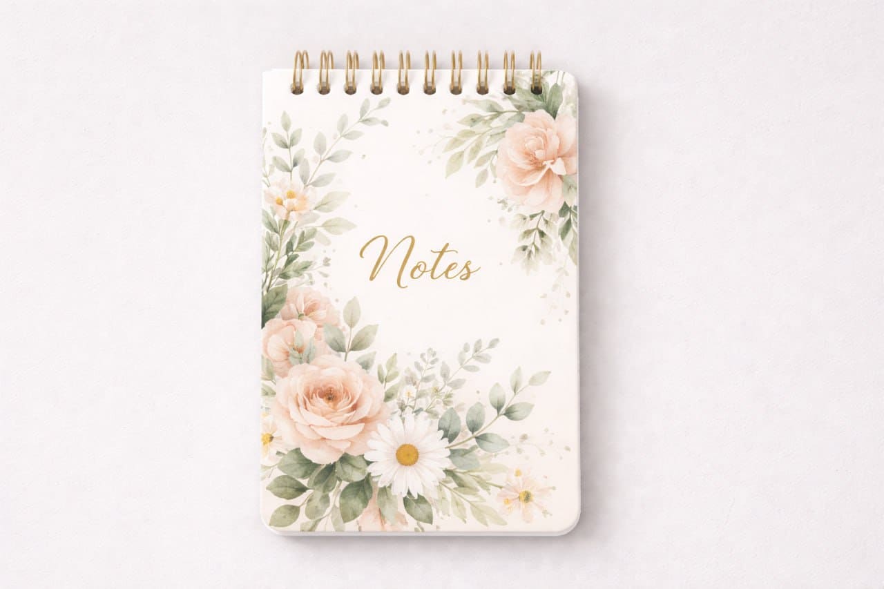 Блокнот А6 на пружине