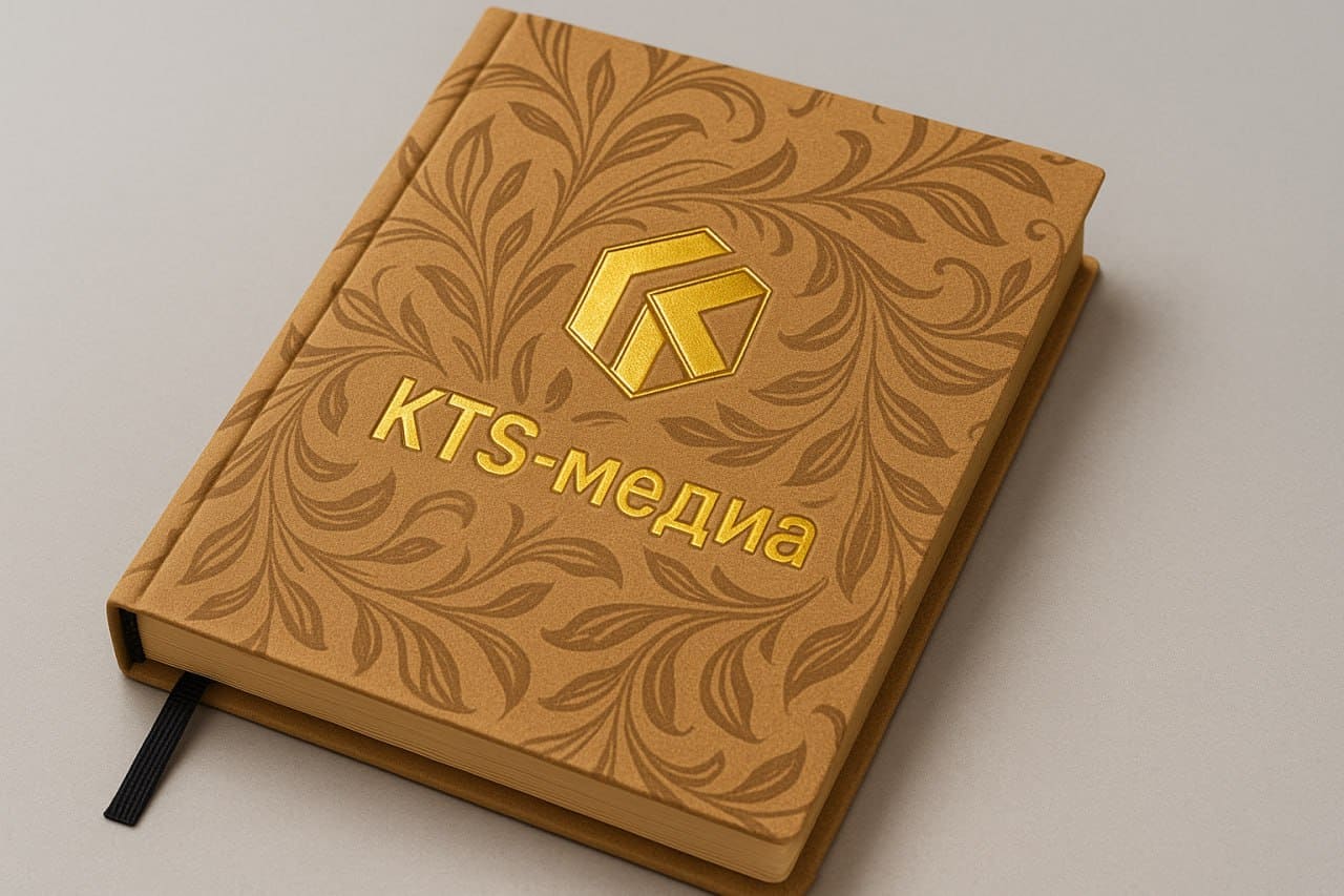 Блокнот с тиснением KTS медиа