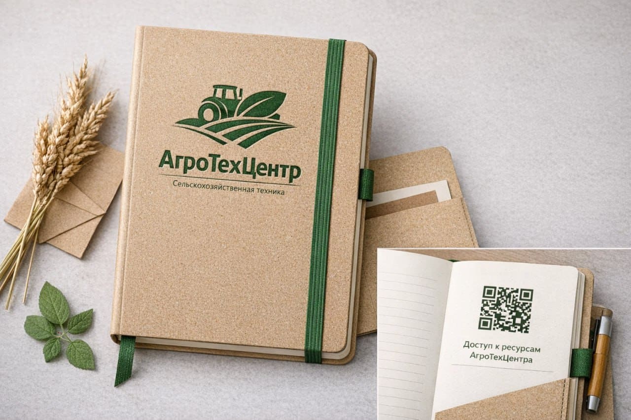 Блокноты с логотипом
