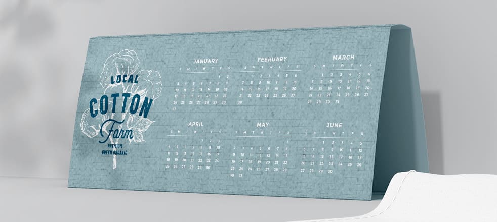 календари из дизайнерской бумаги