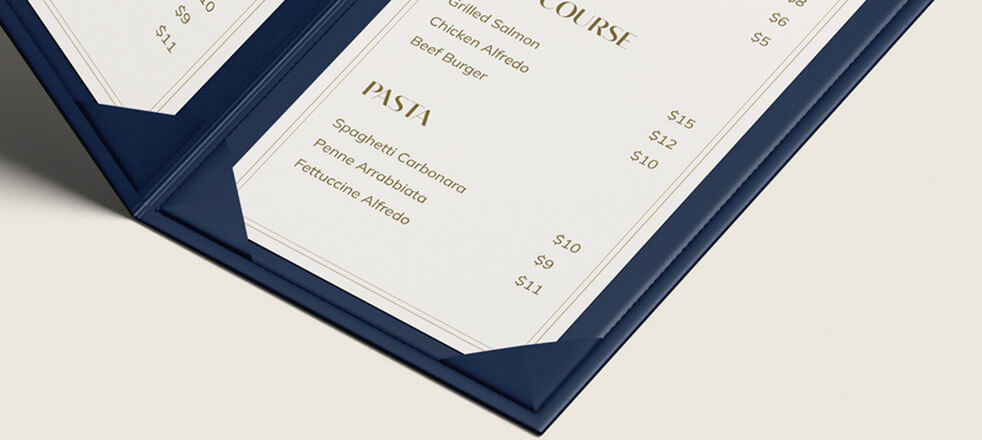 Как разработать меню кафе или ресторана
