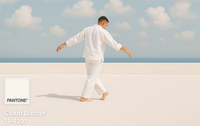Pantone выбрал цвет 2026 года — Cloud Dancer