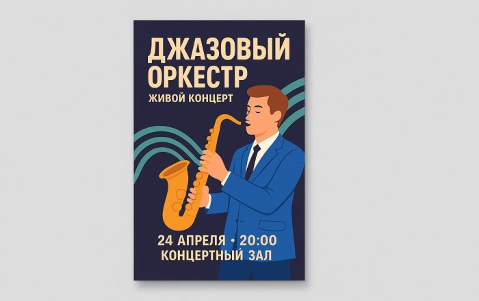 Афиша джазового концерта