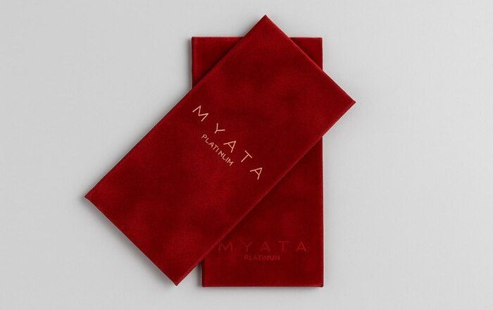 Папка для меню бара Myata Platinum