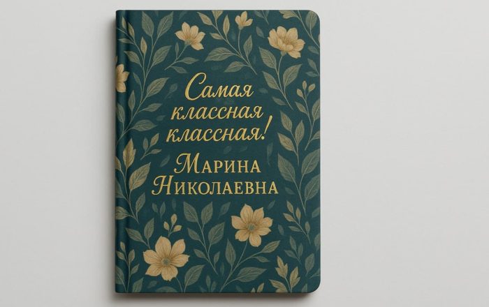 Блокнот именной (с печатью имени)