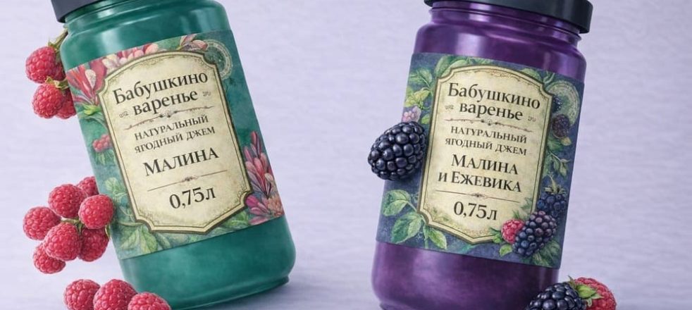 Этикетки на банках с вареньем