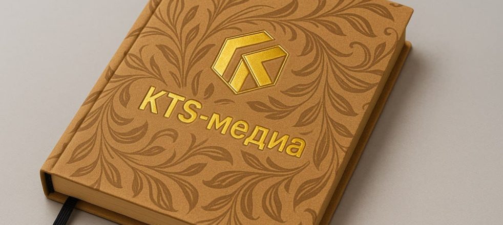 Блокнот с тиснением KTS медиа